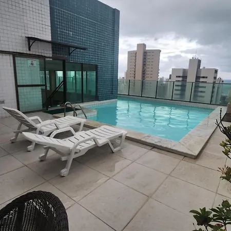 Flat 1Qt Boa Viagem Golden View Apartment Recife Exterior photo